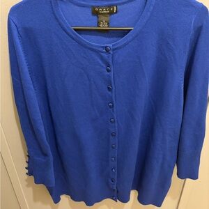 Grace Royal Blue Knit Cardigan